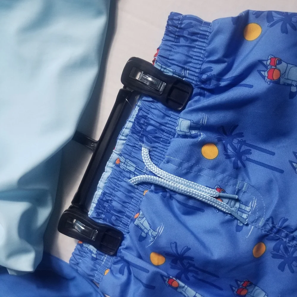NWT BLUEY KIDS SWIM LONG SLEEVE SHIRT AND SHORT SET 50+ UPF SIZE 4T